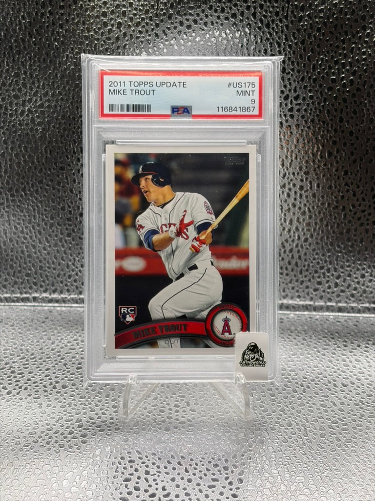 Mike Trout 2011 Topps Update Mint 9