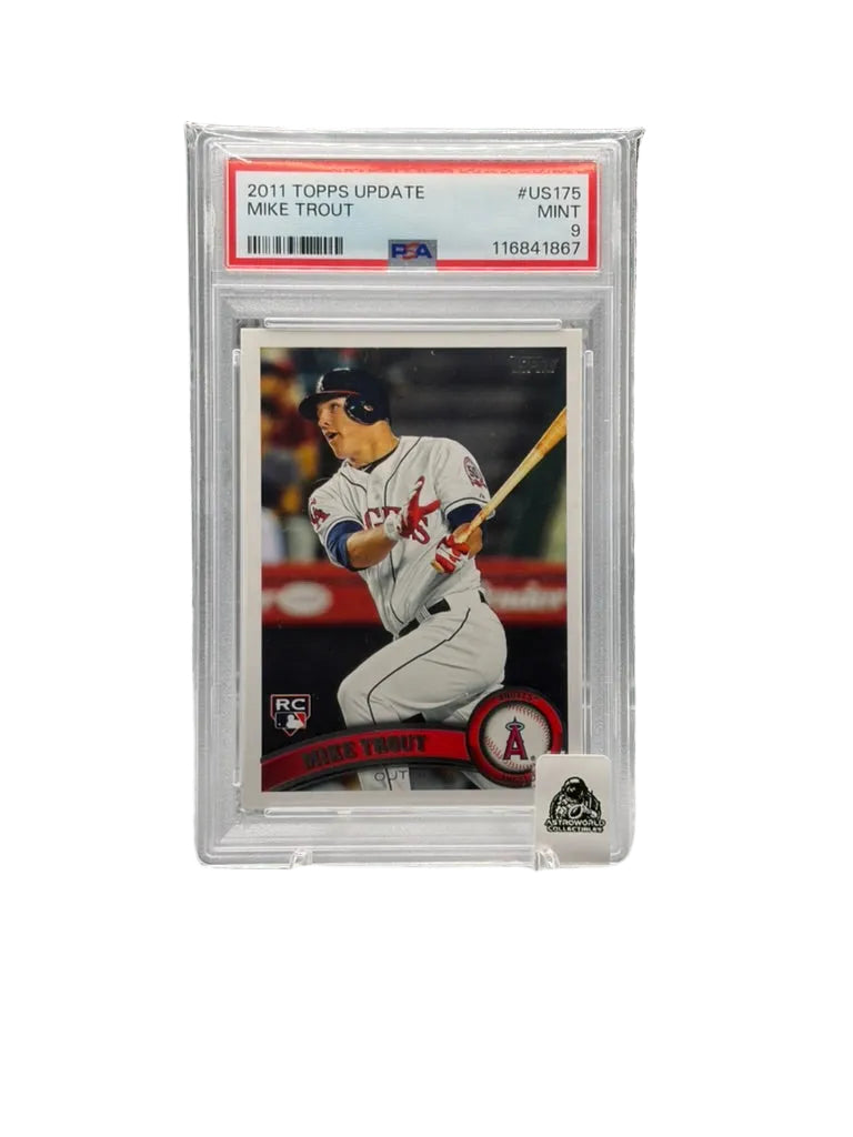 Mike Trout 2011 Topps Update Mint 9