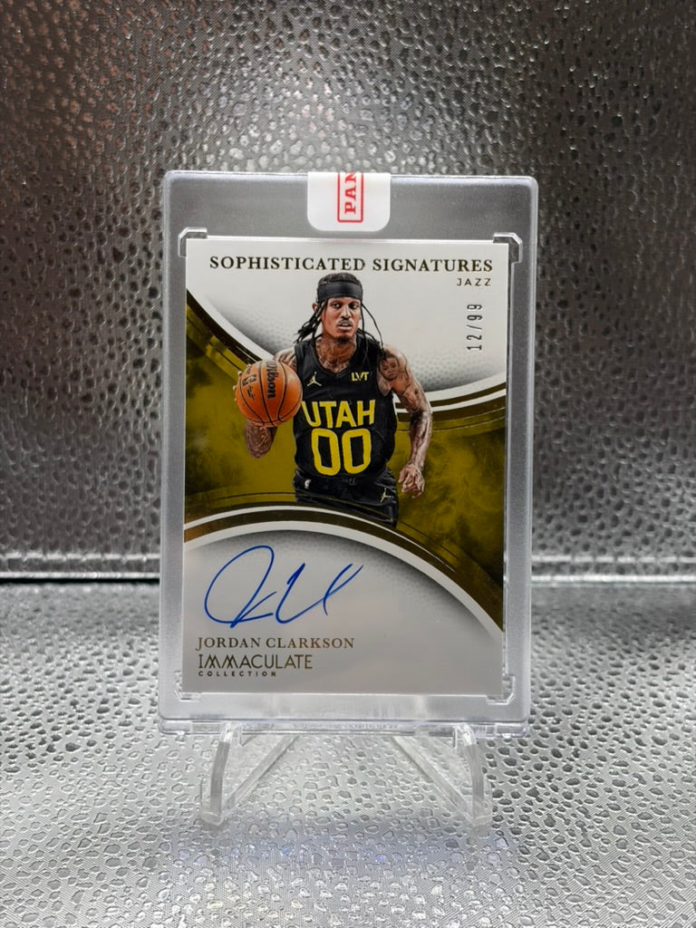 Jordan Clarkson 2024 Immaculate Sophisticated Signatures 12/99