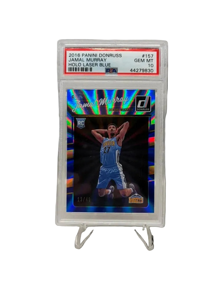 Jamal Murray 2016 Donruss Holo Laser Blue GEM MT 10 13/49