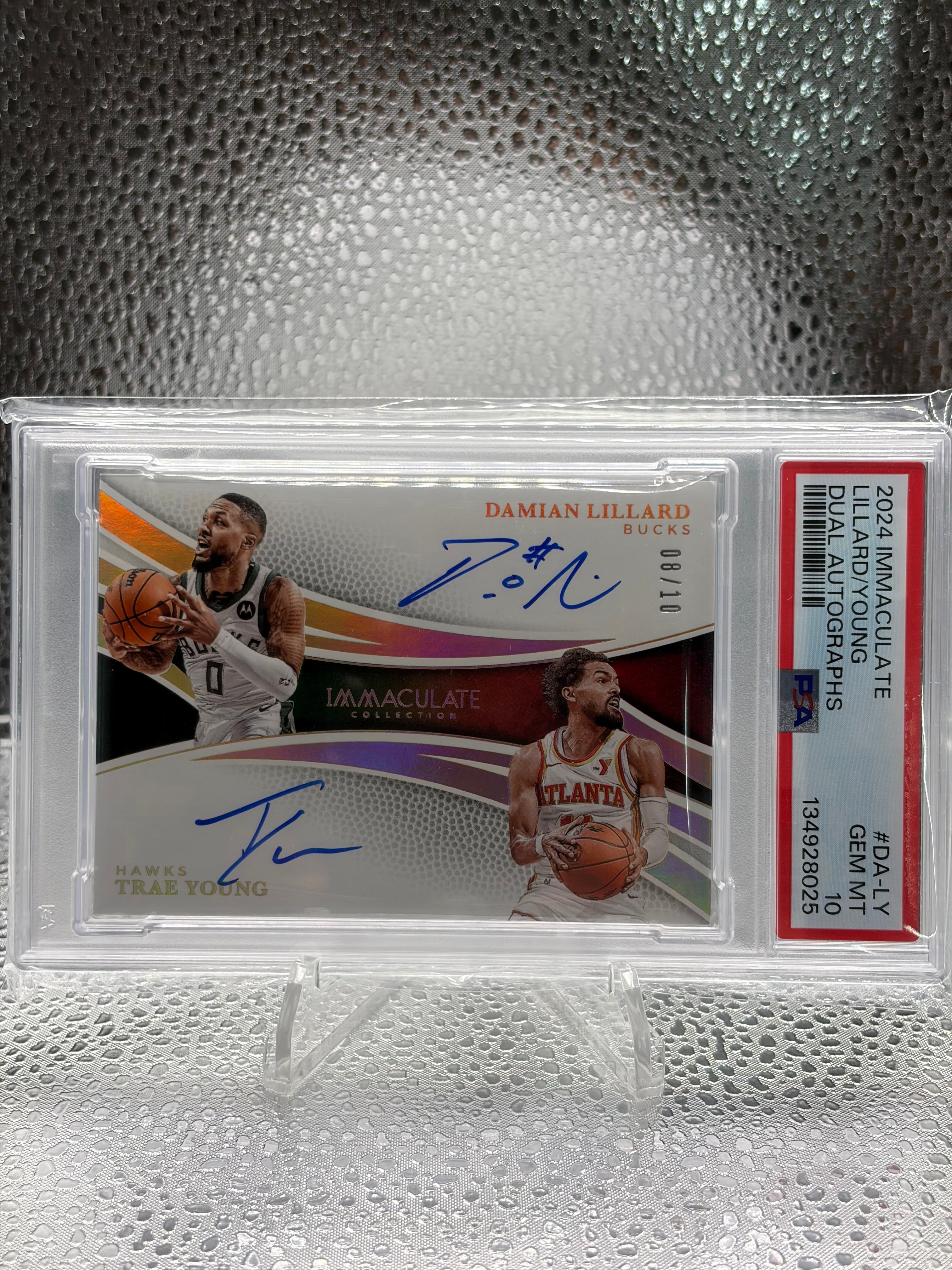 Damian Lillard | Trae Young 2024 Immaculate Dual Auto GEM MT 10